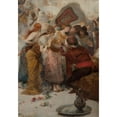 thumbnail image 3 of Fernand Cormon 11x14 Black Modern Framed Museum Art Print Titled - An Exotic Woman and Her Attendants (1898), 3 of 5