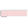 thumbnail image 2 of Ambesonne Coral Fabric by the Yard Upholstery, Checkered Fleur De Lis, 5 Yards, Pale Pink Coral, 2 of 4