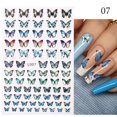 thumbnail image 1 of 1 unidad de pegatinas 3D con purpurina reflectante para uñas, diseño de estrella en polvo plateado, láminas de corazón de amor láser, decoración brillante para manicura, nuevo zhangmengya  LED, 1 of 2