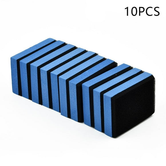10Pcs Car Ceramic Coating Sponge Glass Nano Wax Coat Applicator Polishing Pads