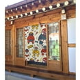 thumbnail image 2 of DouZhe Doorway Drape Split Curtains, Mexican Wrestling Wrestlers Room Divider Privacy Door Curtains, 34" x 56", 2 of 7