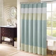 thumbnail image 1 of Madison Park Amherst Polyester Faux Silk Shower Curtain, 1 of 3