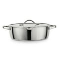 thumbnail image 4 of Tramontina Tempo Tri-Ply Base Stainless Steel 6-Quart Braiser Pan with Glass Lid, Induction-Ready, Oven-Safe, Dishwasher-Safe, 4 of 8