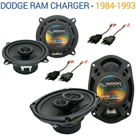 Dodge Ram Charger 1984-1993 OEM Speaker Upgrade Harmony R69 R5 Package