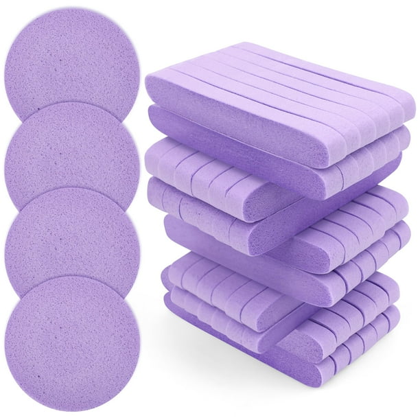 Esponja facial Luxiv, desmaquillante comprimido, 120 unidades