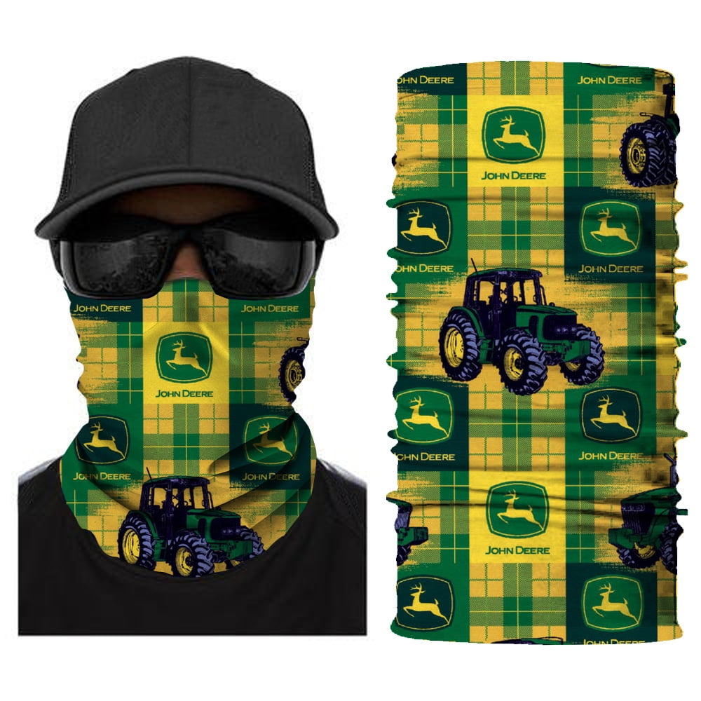 John Deere Tractor Men's Bandanas Seamless Full Face Tube