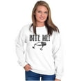 thumbnail image 3 of Bite Me Fish Bait Funny Fishing Humor Sweatshirt for Men or Women Brisco Brands X, 3 of 6