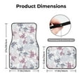 thumbnail image 5 of Vsdgher Lilies Flowers Car Foot Mat Set of 4 Pieces Universal Floor Liner Car Accessories Fits Most Cars, Trucks, Vans, sedans, SUV, 5 of 7