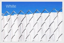 White 4ft Ridged Slat for Chain Link Fence by Supplier Generic