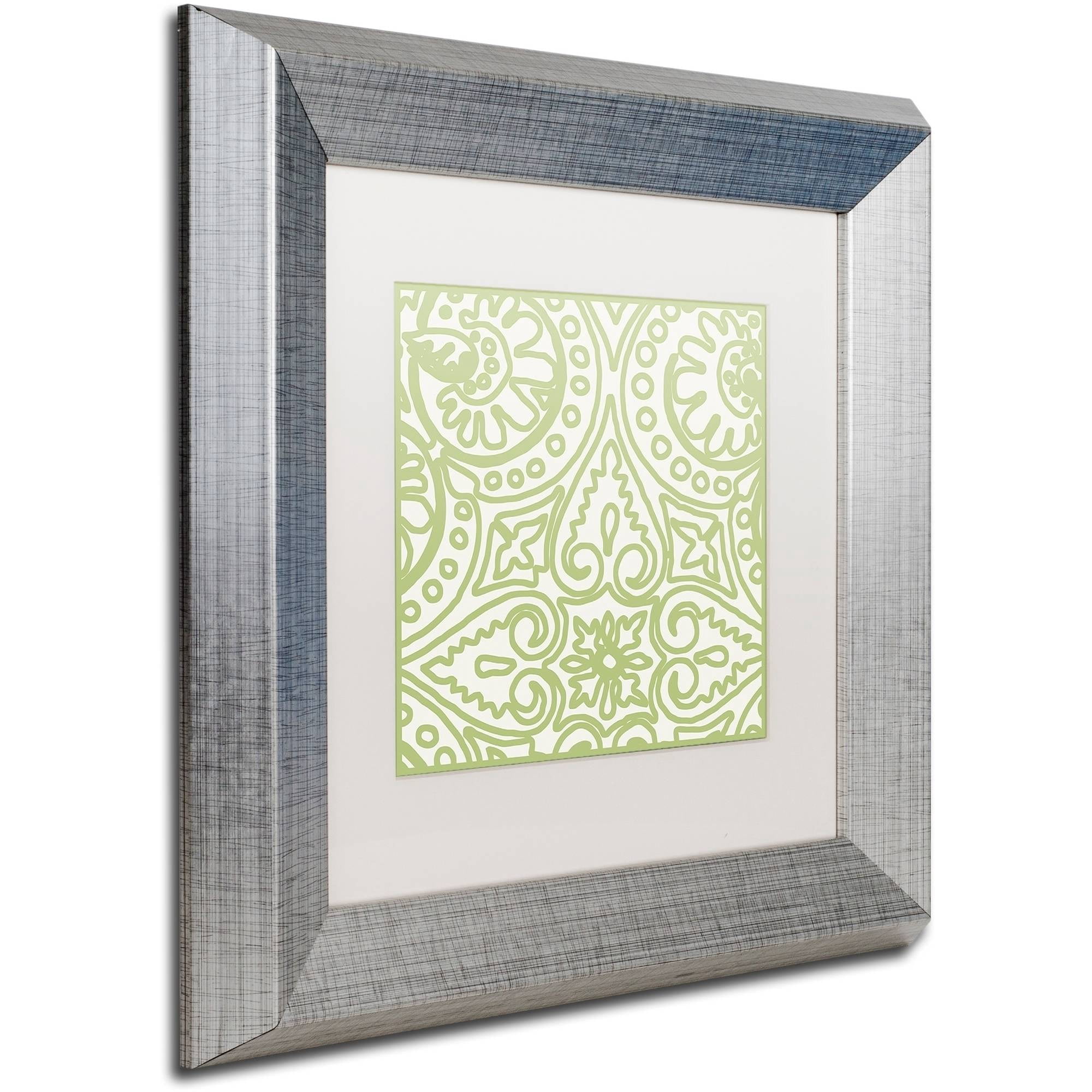 Trademark Fine Art "Dulce IV" Canvas Art by Color Bakery White Matte, Silver Frame