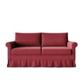 thumbnail image 3 of Home Design Devon Rolled Arm 3-Seater Sofa with Skirted Base and Rectangular Cushion Back, Traditional Upholstered Living Room Seating, 3 of 4