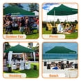 thumbnail image 5 of SereneLife Pop Commercial Instant Shelter-Waterproof Polyester Tent W/ Bag, 10x15 ft. Forest Green, 5 of 8