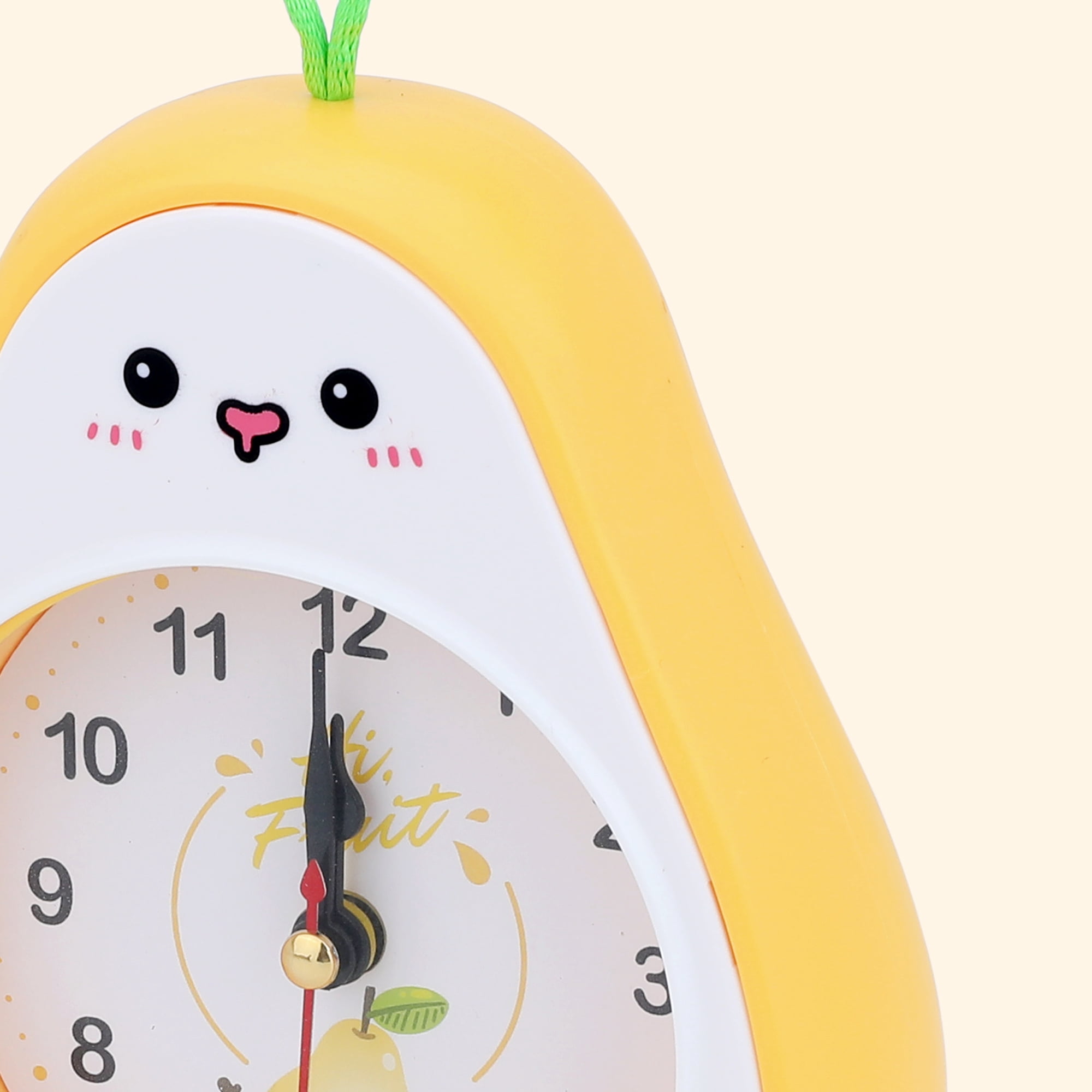 Unique Bargains Colorful Alarm Clock Yellow 4.5"L x 2.2"W x 5.3"H