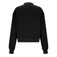 thumbnail image 6 of LWITHSZG Womens Cropped Jacket Casual Solid Button Down Coats Long Sleeve Going Out Tops Fall Winter Lightweight Outerwear with Pockets Size S, 6 of 10