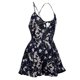 thumbnail image 1 of Traje de baño de una pieza Sunnimix Flor sin espalda Vendaje XL Azul, 1 of 8