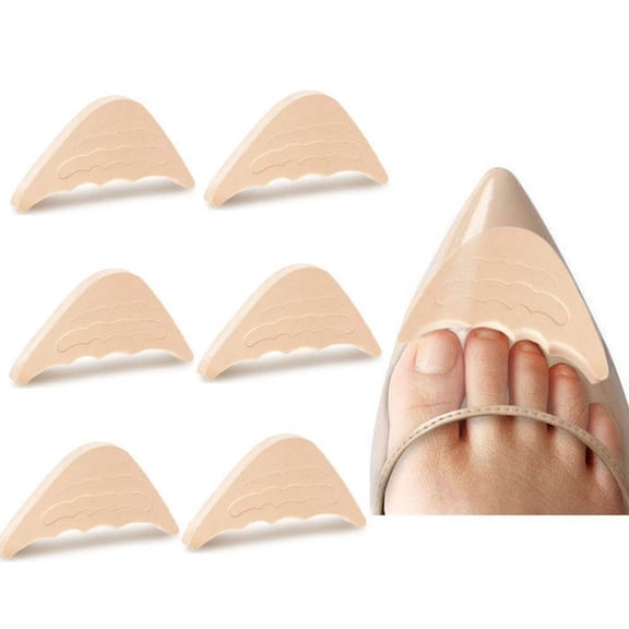 3 Pairs Adjustable Shoe Toe Filler, Shoe Inserts Reduce Slip Forward Impact Improve Shoes Slightly Too Big For Pumps Flats Sneakers High Heels Men Women Kids