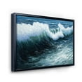 thumbnail image 3 of Designart 'The Ocean With Storm Waves' Nautical & Coastal Framed Canvas Wall Art Print, 3 of 5
