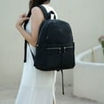 thumbnail image 4 of MKF Collection Tatum Women Backpack, Nylon Bookbag Purse Handbag Fashion Travel Daypack Bag by Mia K - Black, 4 of 8