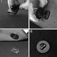 thumbnail image 4 of 4pcs Car Floor Mat Fixing Grips Clamps Replacement for Secure Floor Mat Placement in All Cars, 4 of 9
