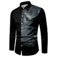 thumbnail image 4 of Men's Long Sleeve Shirt for Celebration Stylish Party Attire for Fall Gatherings Casual Wear Comfortable Design for Every Occasion, 4 of 4