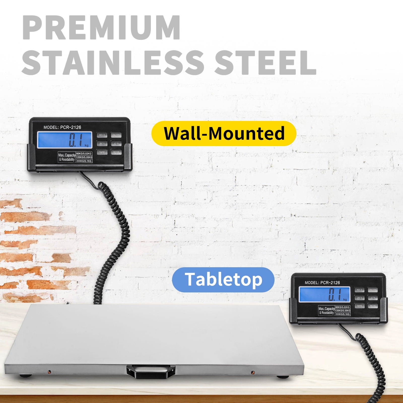 Tree LVS-700LB Vet Scale 700 lb x 0.2 lb Stainless Steel Platform