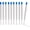 Blue Ink-10pcs, variant on Ballpoint Ink Pen Refills for Parker Pen Refill for Twist Rollerball Pens (Black, 1MM Medium Tip, Pack of 10)
