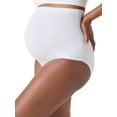 thumbnail image 5 of Ingrid & Isabel For Every Belly Women's Maternity Cotton Jersey High Waisted Brief Panties, 3-Pack, Sizes XS-4XL, 5 of 11