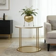 thumbnail image 4 of COM1950s Metal Floor Planter With Stand, Decorative Large Planters With Drainage Holes, Modern Elevated Flower Pot for Living Room, Office and Balcony, 4 of 7