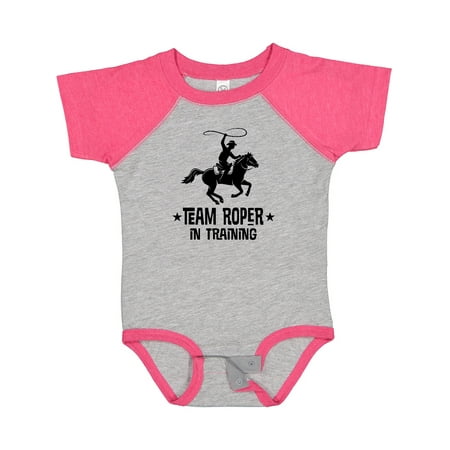 

Inktastic Team Roper in Training Cowboy Gift Baby Boy or Baby Girl Bodysuit