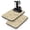 White-706, variant on Steampunk Style Coffee Mat, Absorbent Dish Drying Pad with Dark Gothic & Celestial Moon Patterns, Leak-Proof Non-Slip Kitchen Mat for Coffee Bars