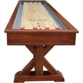 thumbnail image 2 of Playcraft Brazos River 14' Pro-Style Shuffleboard Table, Chestnut, 2 of 5