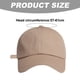 thumbnail image 2 of Gorra de béisbol con circunferencia de cabeza grande ajustable de 57 a 61 cm, gorra de béisbol suave para hombres y mujeres, gorra de verano de color sólido, 2 of 5