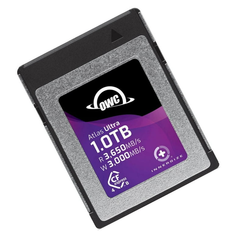 OWC 1.0TB Atlas Ultra CFexpress 4.0 Type B Memory Card with Card Reader and Cables OWC 1.0TB Atlas Ultra CFexpress 4.0 Type B Memory Card with Card Reader and Cables