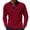 Red, variant on fnnxeal Mens Polo Shirts, Collared Zipper Long Sleeve Fall Winter Casual Pocket Orange Polo Shirts for Men Size 3XL