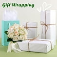 thumbnail image 4 of 1000 Sheets White Tissue Paper, 14" X 20" Tissue Papers Bulk for Christmas Wedding Birthday Showers Valentine's Day Flower Decoration, Tissue Paper for Gift Bags, Crafts, Packaging, Storage, Art, 4 of 4
