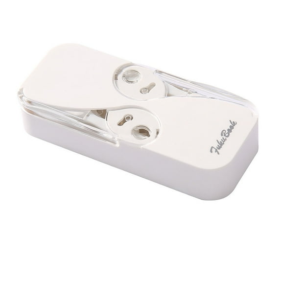 WNFJR Portable Floss Storage Box, Automatic Floss Dispenser, Mini Floss Stick Container, Travel-Friendly Dental Floss Holder
