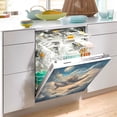 thumbnail image 2 of Yayeee Magnetic Dishwasher Cover for The Front Decoration Home Kitchen Machine Sticker Protector, Floating Whale, 2 of 6