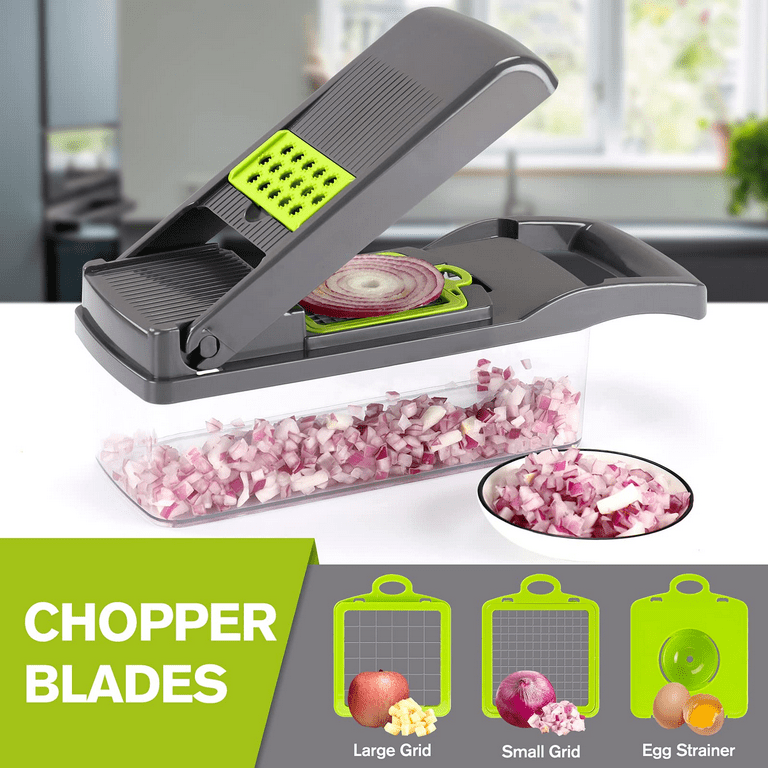 12 In 1 Vegetable Cutter Slicer Multifunctional Manual Vegetable Chopper  With 6/10 Blades Fourth Generation Newest Kitchen Gadge