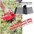thumbnail image 4 of Berry Picker, Berry Pickers and Rakes with Metal Comb and Ergonomic Handle for Easier Berry Picking, Blueberry Rake for Blueberries, Lingonberries and Blueberries (Red) 14*7.5*22cm, 4 of 5