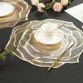 thumbnail image 2 of 6X Tapis de Repas Décoratif Rose Évidé, Tapis de Table en PVC, Résistant à l'Huile Imperméable à l'Eauw H1D3, 2 of 8