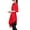 Red, variant on sunsanly Women Shirt Long Sleeve All Match Loose Commute Mild-length Dressing Up Polyester Irregular Tied Belts Lady Shirt Female Clothing