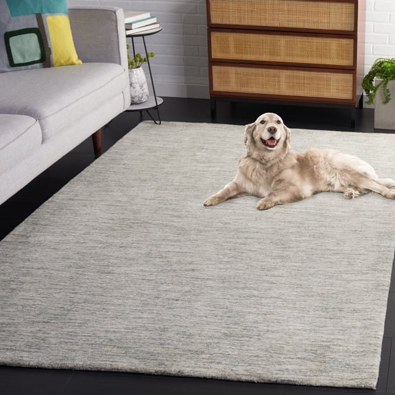 Safavieh  Handmade Himalaya Alfea Solid Wool Rug 2'3" x 8' Runner - Teal