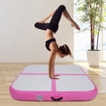 thumbnail image 2 of Miumaeov Inflatable Gymnastics Mat, Air Gymnastics Mat Training Mats Tumbling Track Air Mat for Home Use/ Training/ Yoga/Pool/ Cheerleading/ Water with Electric Air Pump (Pink), 2 of 12