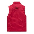 thumbnail image 2 of Bcfgryg Men's Lightweight Outdoor Vest Casual Fashion Stand Collar Sleeveless Jacket For Spring Summer Fall Daily Wear Men's Jacket Red M, 2 of 3