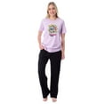 thumbnail image 6 of The Powerpuff Girls Women's TV Show Logo Sleep Crewneck Pants Pajama Set, 6 of 6