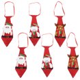 thumbnail image 1 of 6 corbatas de hombre para fiestas navideñas, corbatas de tela, corbatas originales, decoraciones navideñas, 1 of 7