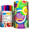 Dry Erase Markers for Kids Whiteboard Erasable Marker Pens Set Fine Tip Point - Eco Pen Pack with 13 Unique, Bright Colors - For White Board Calendar Children School Supplies