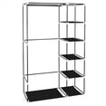 thumbnail image 5 of Cfowner 67"Portable Clothes Closet Wardrobe, with Non-woven Fabric and Hanging Rod Quick and Easy to Assemble Black, 5 of 7