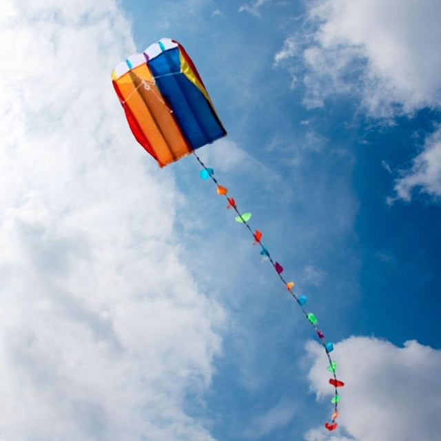 Directas Kite para al aire libre juguetes al aire libre resistente a la lágrima fácil de ensamblar Kite Flying Toy Sport Kite para Beach Park Yard