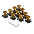 thumbnail image 2 of Motorcycle Aluminum Fairing Screen M6x20mm Screw Bolts Clips kit Gold QTY 10, 2 of 12
